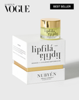 Experience visibly fuller lips with Nubyen Lip Filá+ Adaptogen Plumping Balm. Enriched with natural menthol, cinnamon, marine algae collagen, and hyaluronic acid for hydration, volume, and a plump, smooth finish. Vegan, cruelty-free, and clean beauty formula free of parabens, sulfates, and phthalates. Suitable for use with or without lip fillers. Achieve a naturally enhanced pout effortlessly
