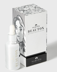 Beautox natural alternative to Botox, vegan skin enhancement serum with Niacinamide, adaptogen amino complexes, and recyclable glass packaging, designed for glowing, lifted skin. Suitable for all skin types.