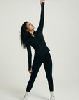Nubyen Higher Dominion Capsule Sculpt Jacket women’s sculpting zip-up activewear jacket with contouring seams, high-compression fit, and luxury technical fabric