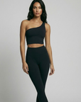 The Nubyen destined for greatness Sports Bra is designed with a flattering wrap-front silhouette that naturally lifts, shapes, and sculpts the bust without compromising comfort