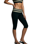 Nubyen Soho 2.0 Fold Over Capri Legging