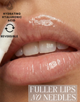 Nubyén Nude Lip Plumping Augmentation Gloss -best safe, reversible lip plumper and a natural alternative to fillers for fuller lips.Nubyen lip plumper, best lip plumper, lip plumping gloss, nubyen lip plumping balm, lip plumping balm, This Lip plumping gloss Nubyen Nude, its our best selling vegan and cruelty free gloss for fuller lips instantly, has natural ingredients such as collagen & hyaluronic acid, best lip plumping lipgloss, best lip plumper, lip filler, full lips, lip injections, to faced lip