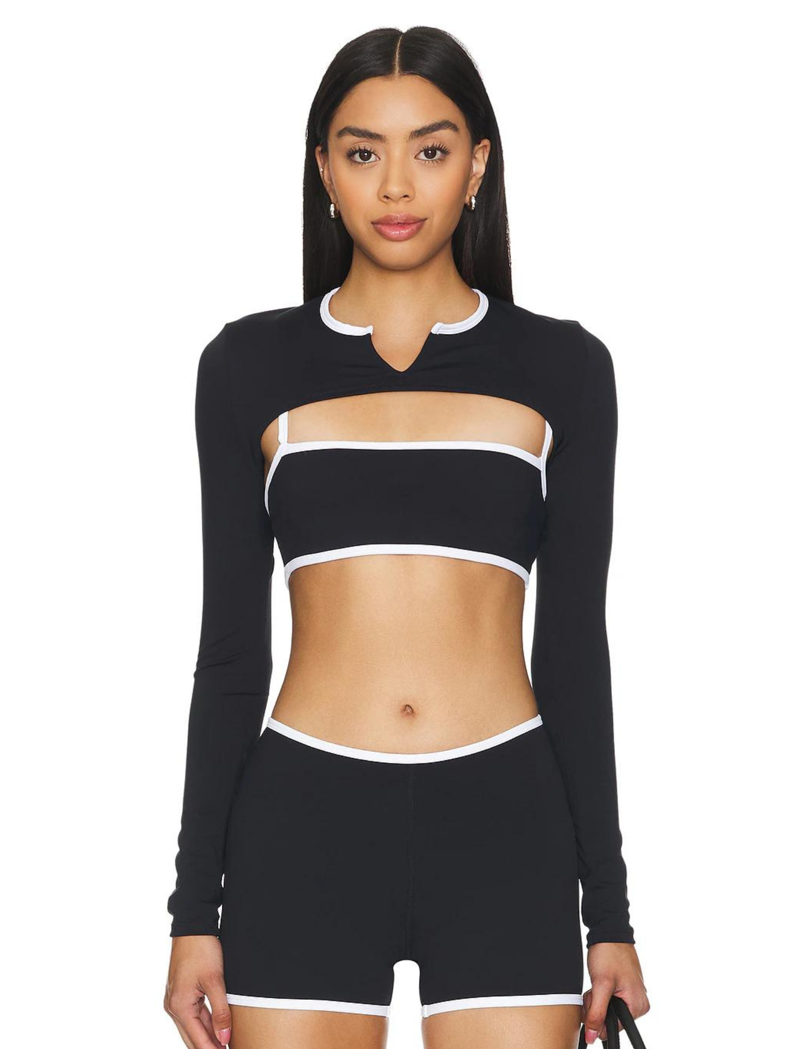 sleek double-layer design for enhanced support and a flattering silhouette. Perfect for yoga, Pilates, or casual wear, the lightweight and breathable fabric ensures optimal performance and comfort. Ethically crafted with premium materials, it embodies Nubyen’s core values of excellence, honesty, and integrity. Transition effortlessly from workout to street style with this top
