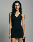 Nubyén Marylebone Low Back Flare Dress