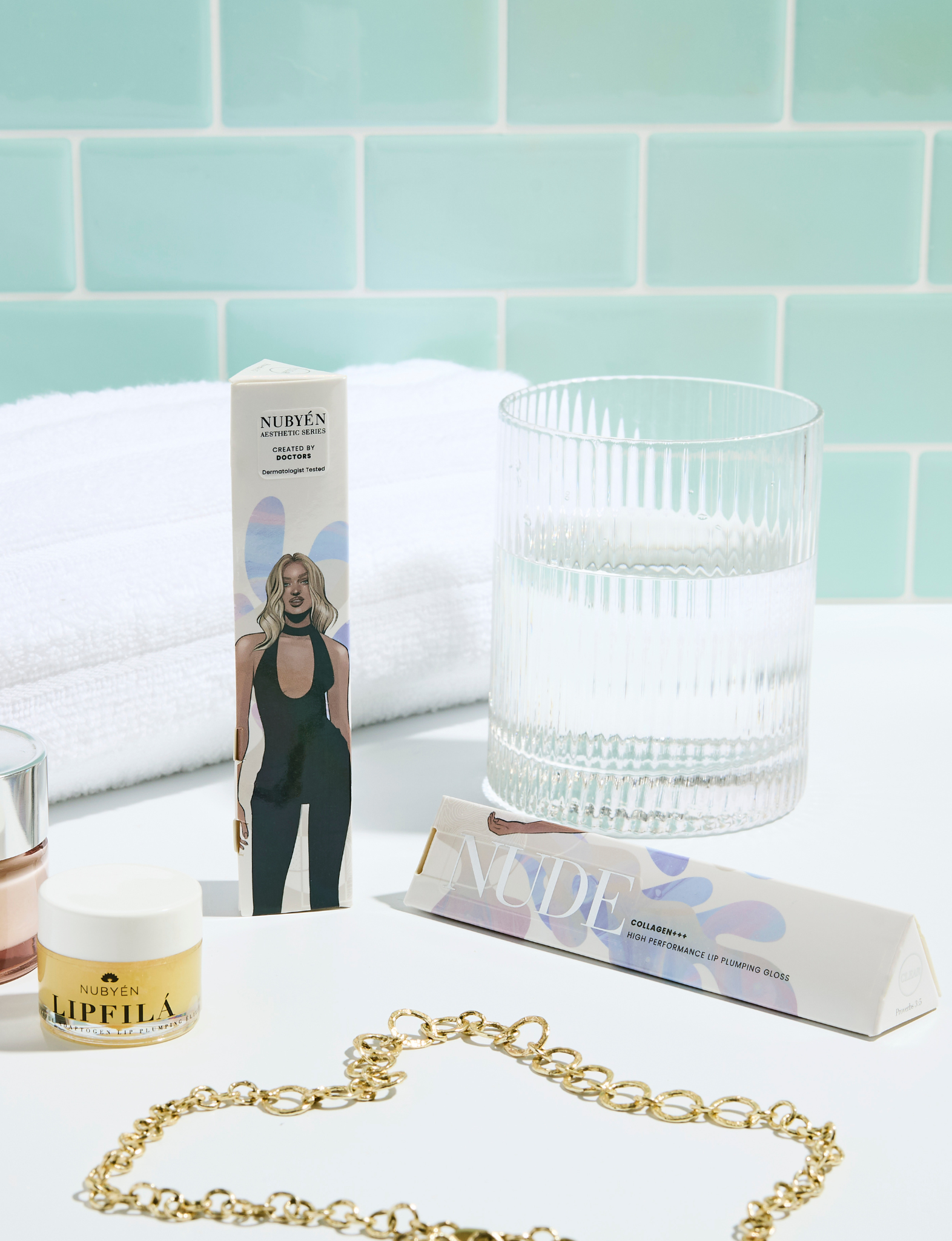 Nubyén Nude Collagen + Lip Plumping Balm: Enhance natural lip volume and boost collagen with this 100% vegan, cruelty-free formula. Hydrate and nourish lips instantly with plant-based ingredients, developed by medical professionals. Free from parabens, sulfates, and phthalates, this best-selling lip balm delivers fuller, smoother lips for a vibrant, youthful look. Perfect for natural lip enhancement and pre-juvenation treatments.