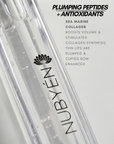 Nubyén Nude Lip Plumping Augmentation Gloss -best safe, reversible lip plumper and a natural alternative to fillers for fuller lips.Nubyen lip plumper, best lip plumper, lip plumping gloss, nubyen lip plumping balm, lip plumping balm, This Lip plumping gloss Nubyen Nude, its our best selling vegan and cruelty free gloss for fuller lips instantly, has natural ingredients such as collagen & hyaluronic acid, best lip plumping lipgloss, best lip plumper, lip filler, full lips, lip injections, to faced lip