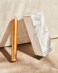 Rejuvenate and strengthen lashes and brows with Nubyén Lash + Brow Prosperity Growth Enhancer. This 100% natural serum combines Baobab, Olive Squalene, Tamanu, and Candlenut oils to repair and nourish hair follicles. Infused with rosemary and raspberry seed extracts, it rebuilds keratin bonds for fuller, thicker brows and lashes. Lightweight, fast-absorbing, and free from harsh chemicals, it's the perfect solution for safe and natural lash and brow enhancement. Pair with Restore Me Brow Pomade for ultimate
