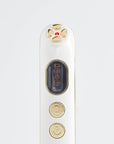 Transform your skincare routine with the Muse Beauty Inheritance 24K Gold Skin-Beautifying Device. Designed to reduce fine lines and wrinkles, this portable tool stimulates collagen and elastin production using nano-current technology. Its 24K gold-plated electrodes improve skin brightness, circulation, and firmness while reducing inflammation and redness. Perfect for at-home or on-the-go use, this advanced skincare device enhances your natural glow, leaving your skin rejuvenated, contoured, and youthful.