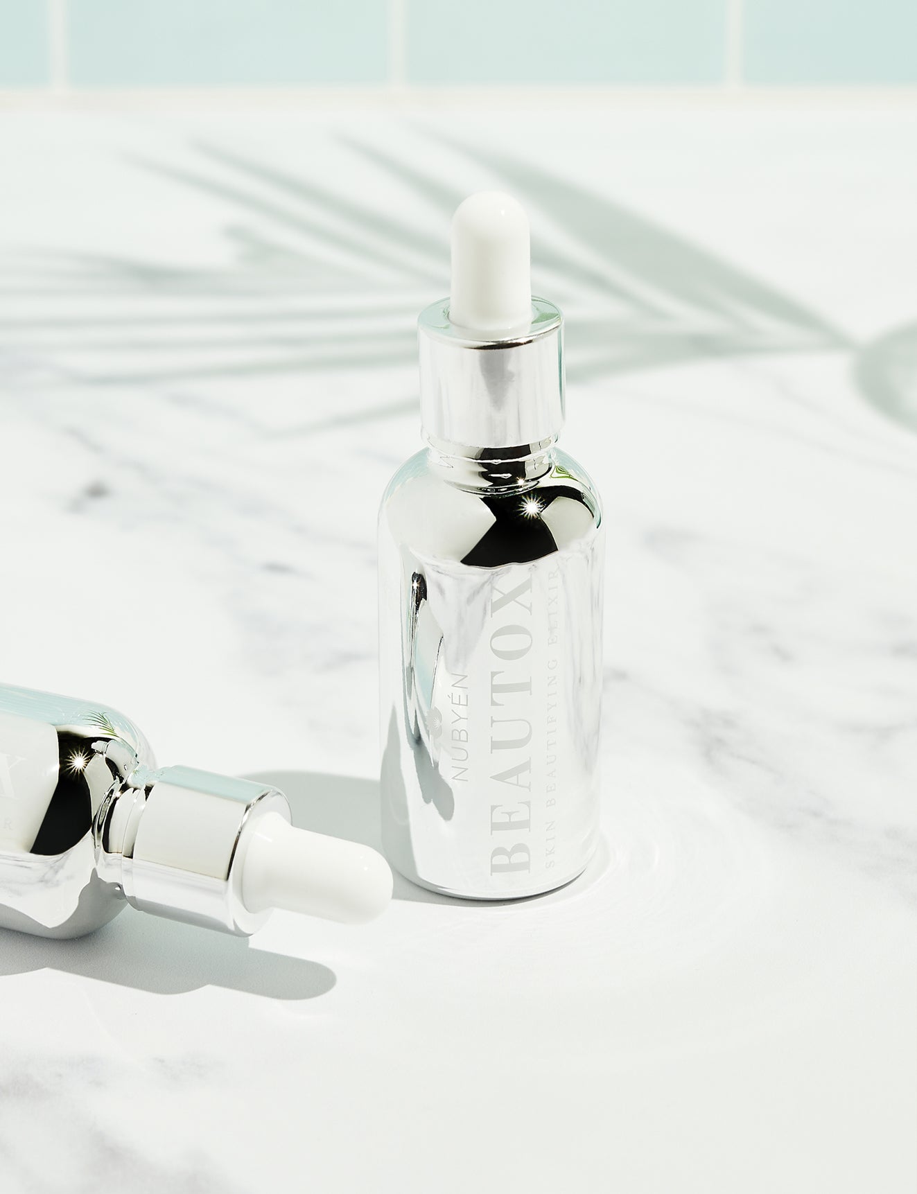 Beautox natural alternative to Botox, vegan skin enhancement serum with Niacinamide, adaptogen amino complexes, and recyclable glass packaging, designed for glowing, lifted skin. Suitable for all skin types.