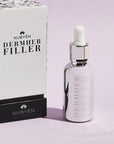 Nubyén Dermher Filler Skin Serum – Vegan alternative to injectable fillers with natural ingredients like Hyaluronic Acid, Reishi, and Melon to lift and brighten skin for a youthful glow.