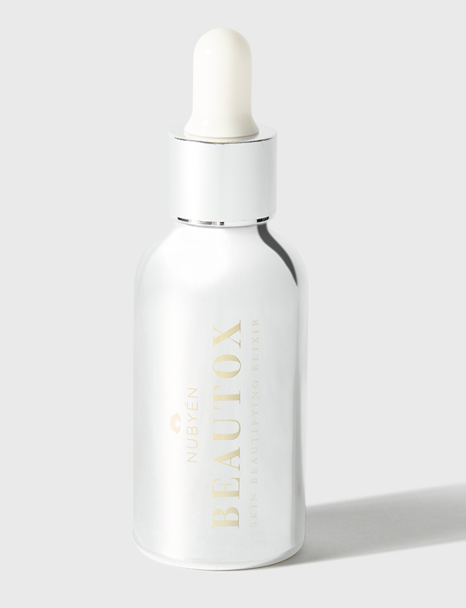 Beautox natural alternative to Botox, vegan skin enhancement serum with Niacinamide, adaptogen amino complexes, and recyclable glass packaging, designed for glowing, lifted skin. Suitable for all skin types.