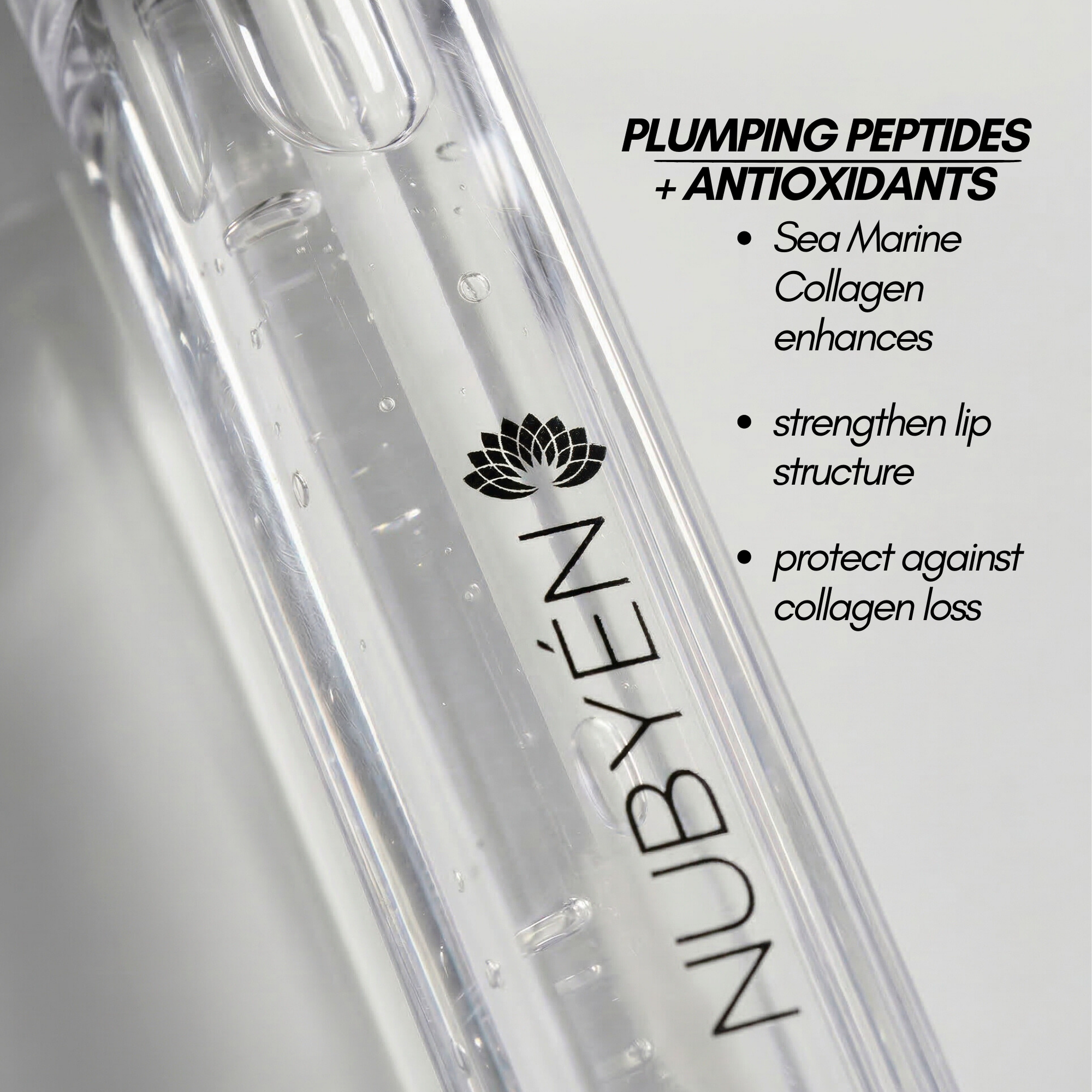 Nubyén Nude Lip Plumping Augmentation Gloss -best safe, reversible lip plumper and a natural alternative to fillers for fuller lips.Nubyen lip plumper, best lip plumper, lip plumping gloss, nubyen lip plumping balm, lip plumping balm, This Lip plumping gloss Nubyen Nude, its our best selling vegan and cruelty free gloss for fuller lips instantly, has natural ingredients such as collagen &amp; hyaluronic acid, best lip plumping lipgloss, best lip plumper, lip filler, full lips, lip injections, to faced lip