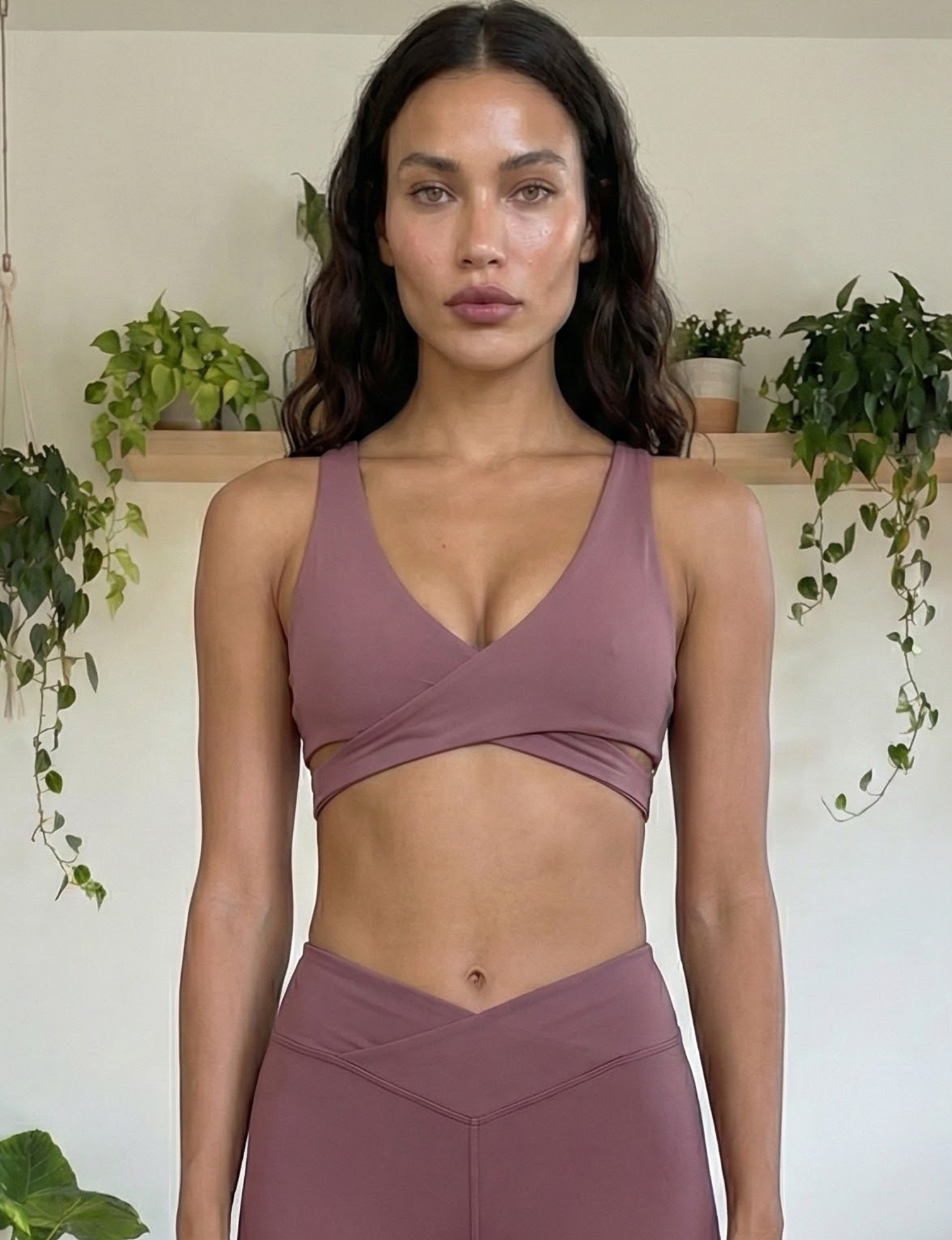 Nubyen Lleida Wickel-Sport-BH mit V-Ausschnitt