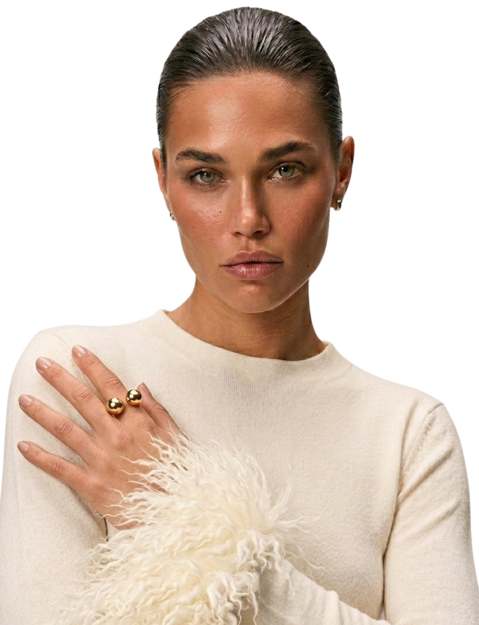 Nubyen Dominion Double Dome Ring