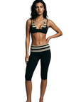 Nubyen Soho 2.0 Fold Over Capri Legging