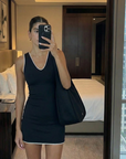 Nubyén Marylebone Low Back Flare Dress