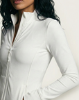 Nubyen Higher Dominion Capsule Sculpt Jacket  women’s sculpting activewear jacket with contour fit, waist-cinching design, and premium technical performance fabric.