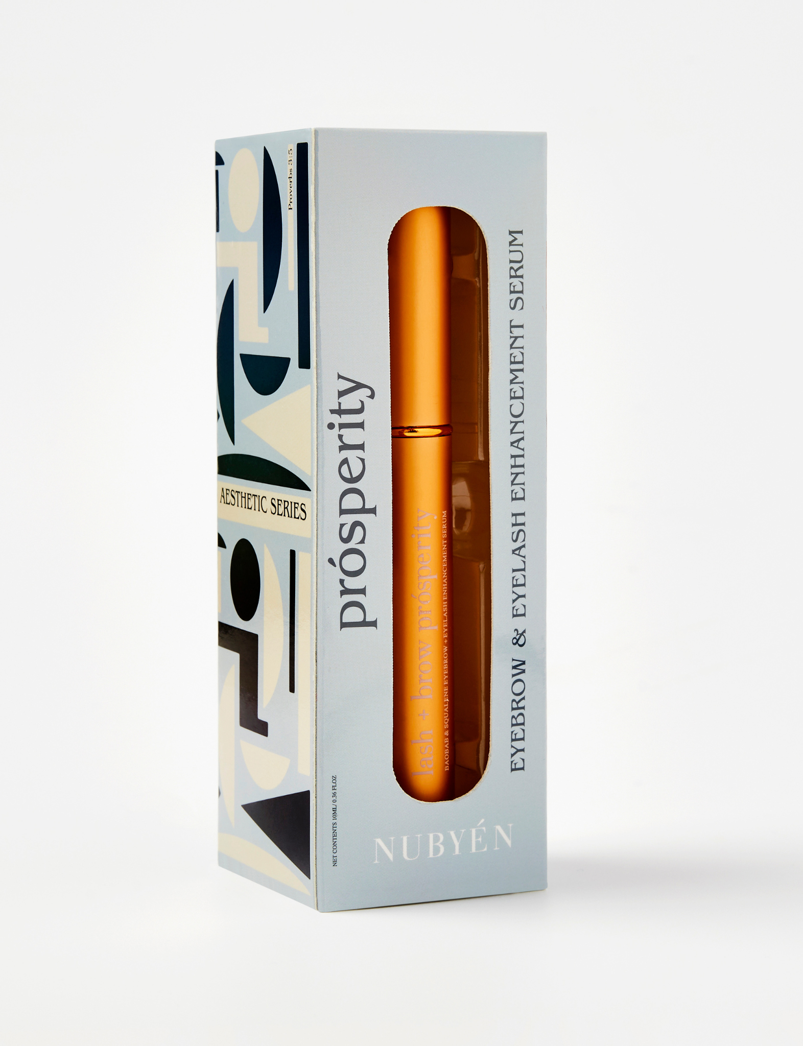 Nubyen Aesthetic Series Lash Serum, a cruelty-free and science-backed solution for achieving fuller, healthier lashes