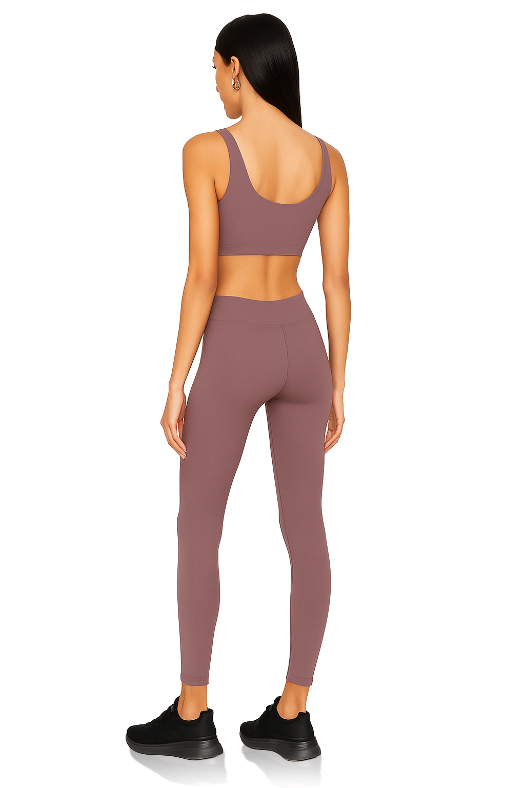 Nubyen I am prosperous  High-Rise V-Wrap Legging women’s sculpting high-waisted leggings with V-wrap waistband and contour performance fabric.
