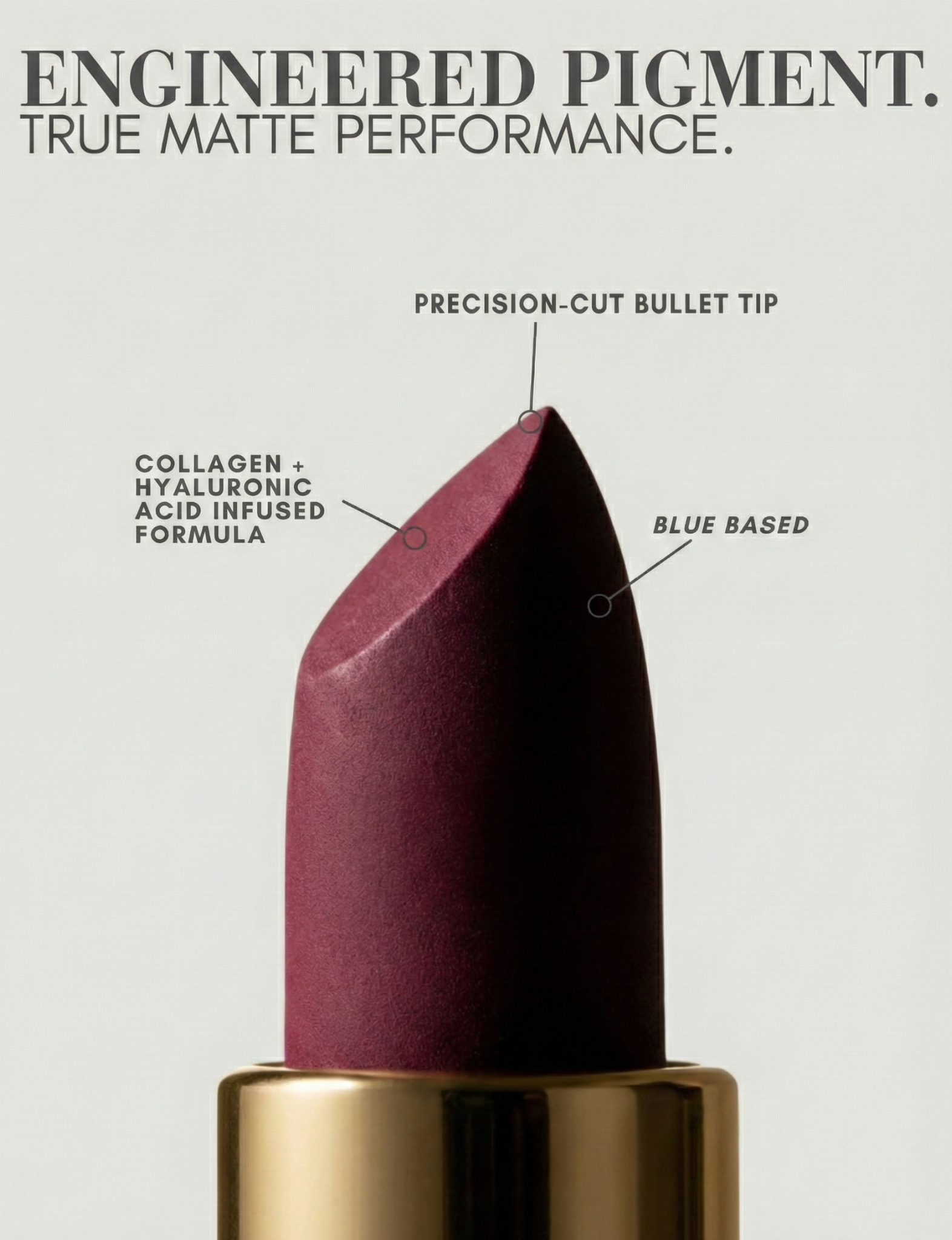 Nubyén Lip Prosperity Plumping Matte Lipstick – A luxurious matte lipstick that plumps, hydrates, and enhances lip volume naturally. Infused with nourishing ingredients like hyaluronic acid and cinnamon, it delivers bold, long-lasting color while keeping lips smooth and moisturized. 100% vegan, cruelty-free, and free from parabens and sulfates, this lipstick is perfect for fuller, healthier-looking lips. Created by medical professionals, it combines beauty and science for confident, radiant results