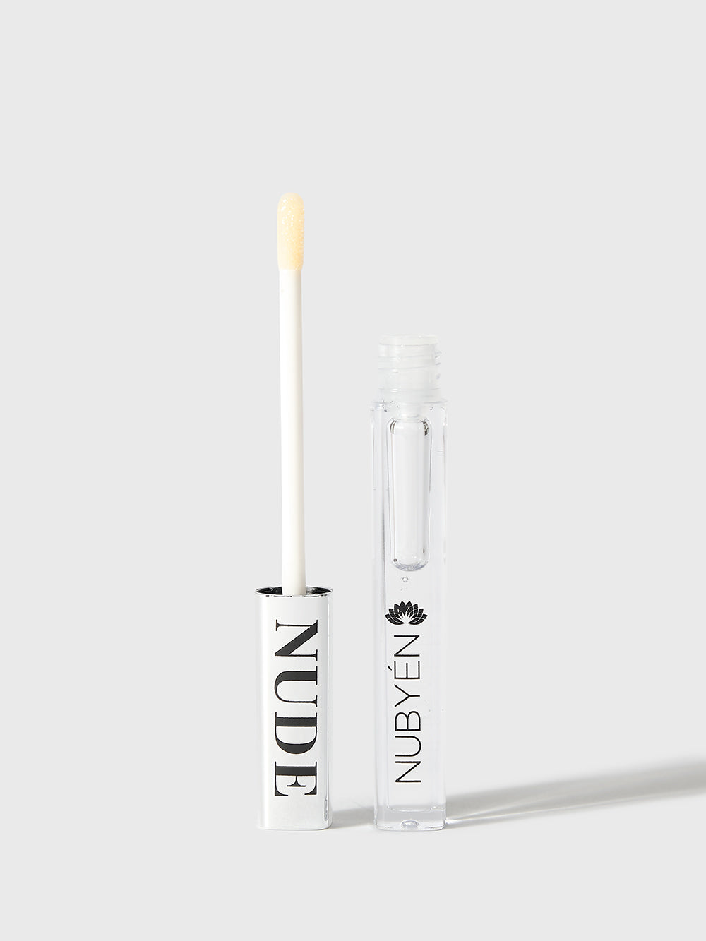 Nubyén Nude Lip Plumping Augmentation Gloss -best safe, reversible lip plumper and a natural alternative to fillers for fuller lips.