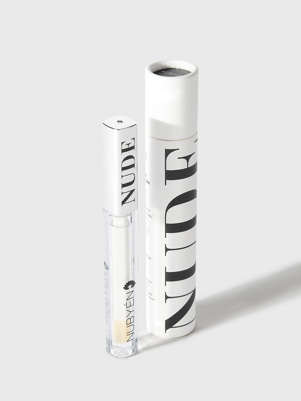 Nubyén Nude Lip Plumping Augmentation Gloss -best safe, reversible lip plumper and a natural alternative to fillers for fuller lips.