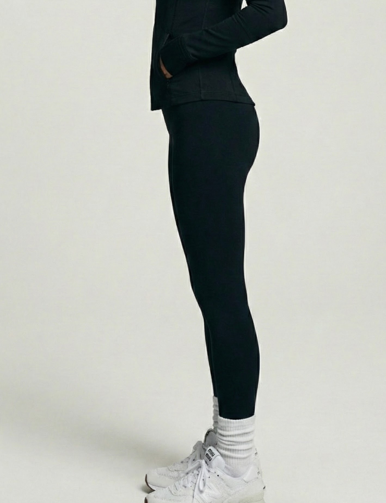 Nubyen Higher Dominion Capsule Sculpt Jacket  women’s sculpting zip-up activewear jacket with contouring seams, high-compression fit, and luxury technical fabric