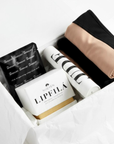 Mystery Gift Box by Nubyen – Exclusive self-care and wellness gift with premium beauty and apparel options. Perfect for pampering yourself or gifting to a friend. Choose from beauty, clothing, or mixed boxes, tailored to your size and preferences. Shop now for luxurious surprises!
