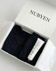 Mystery Gift Box by Nubyen – Exclusive self-care and wellness gift with premium beauty and apparel options. Perfect for pampering yourself or gifting to a friend. Choose from beauty, clothing, or mixed boxes, tailored to your size and preferences. Shop now for luxurious surprises!