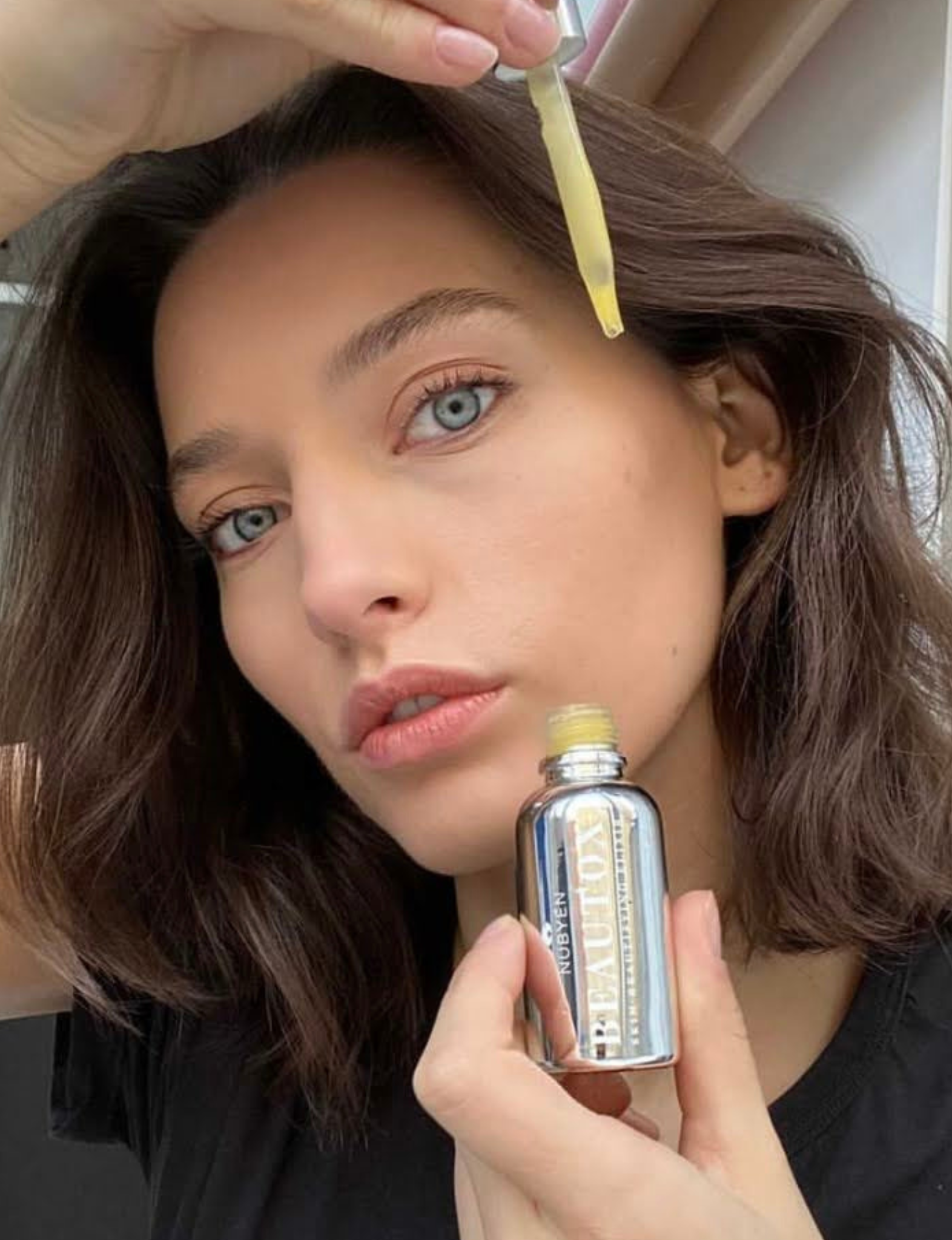 Beautox natural alternative to Botox, vegan skin enhancement serum with Niacinamide, adaptogen amino complexes, and recyclable glass packaging, designed for glowing, lifted skin. Suitable for all skin types.