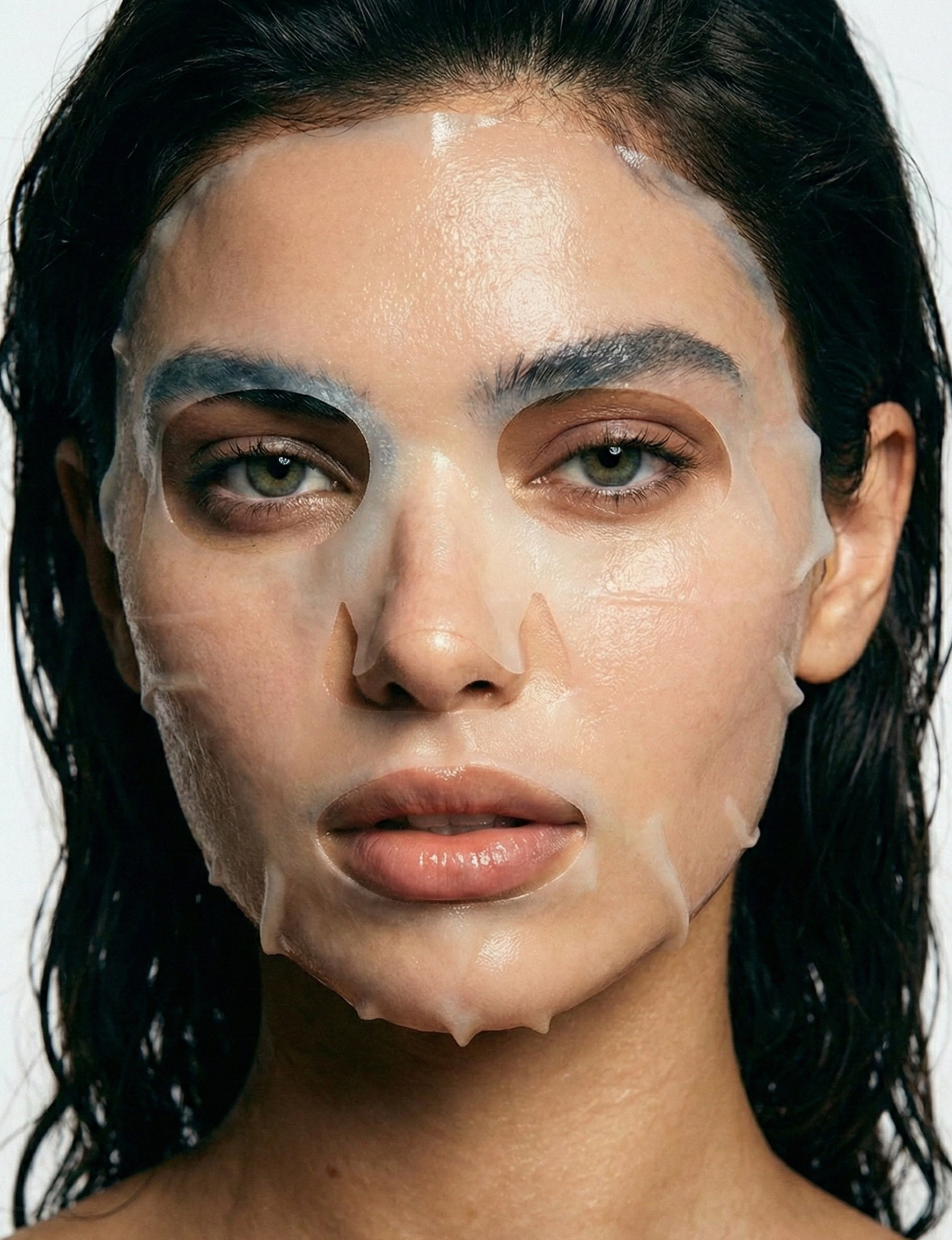 Nubyen Minimalist Masks - Cellulose and algae-infused recovery masks to revitalize and brighten skin. Combat fatigue, stress, and aging with amino adaptogen complexes and triple helix collagen. Perfect for a radiant, firm complexion. Set of 3. Vegan, cruelty-free, and dermatologist-approved.