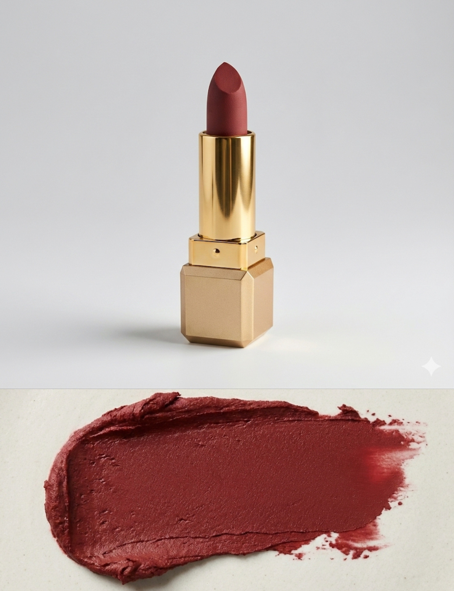 Nubyén Lip Prosperity Plumping Matte Lipstick – A luxurious matte lipstick that plumps, hydrates, and enhances lip volume naturally. Infused with nourishing ingredients like hyaluronic acid and cinnamon, it delivers bold, long-lasting color while keeping lips smooth and moisturized. 100% vegan, cruelty-free, and free from parabens and sulfates, this lipstick is perfect for fuller, healthier-looking lips. Created by medical professionals, it combines beauty and science for confident, radiant results