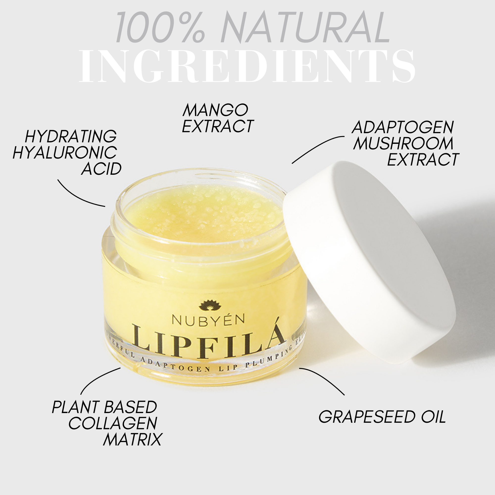 best selling Nubyen lip fila balm Nubyen Lip Fila plumping elixir balm with reishi mushroom cinnamon and lemongrass
10. Nubyen Lip Fila elixir balm vegan lip plumper safe reversible filler alternative
11. best lip plumping balm Nubyen Lip Fila elixir botanical blend non glossy finish plumps lips instantly and provides full lips instantly