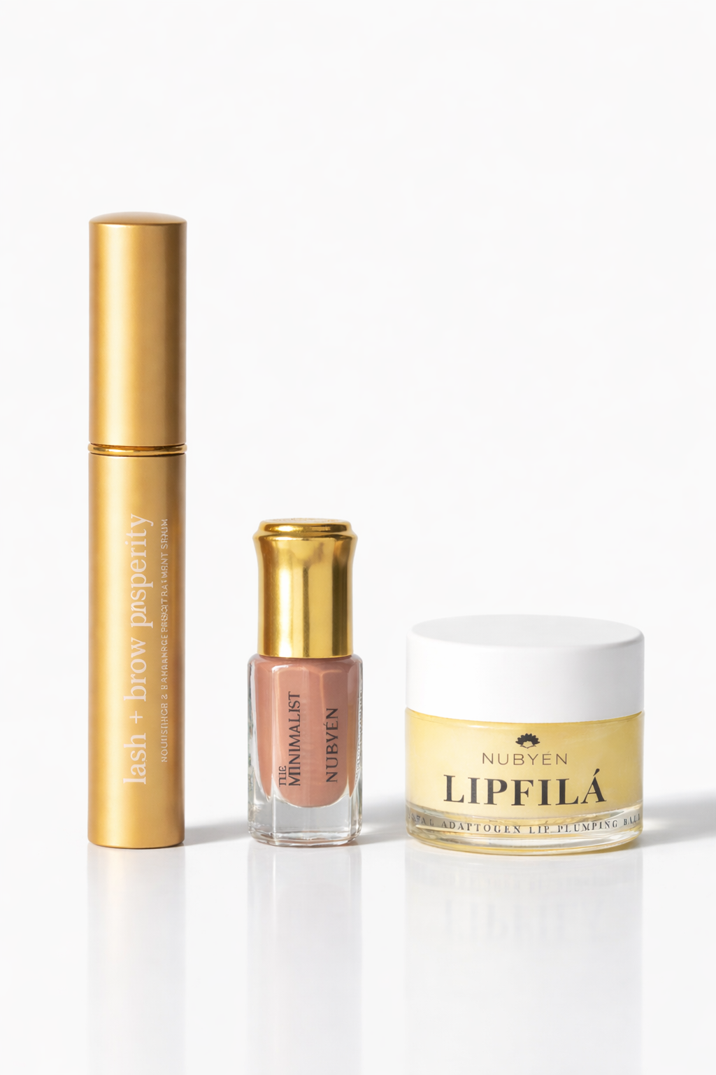 Nubyen Lip Filá Plumping Balm – natural, plant-based lip enhancer for fuller, hydrated lips with a supple, non-gloss finish 100% plant based ingredients