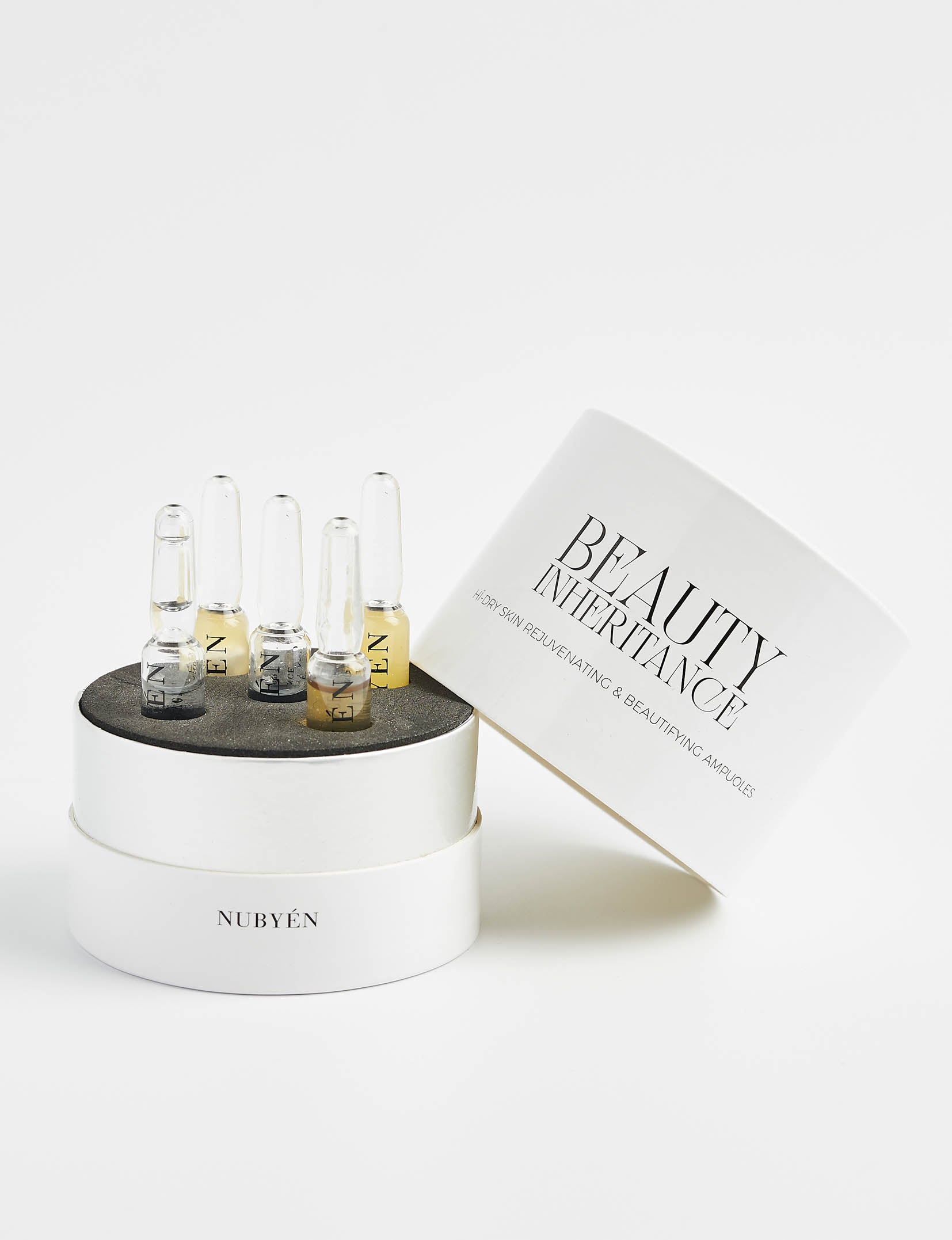 
Nubyen Hi-Dry Facial Ampoules – 5-step skin rejuvenating program with hyaluronic acid, AHAs, and collagen for glowing, youthful skin a science-backed solution for hydration, brightening, and wrinkle smoothing