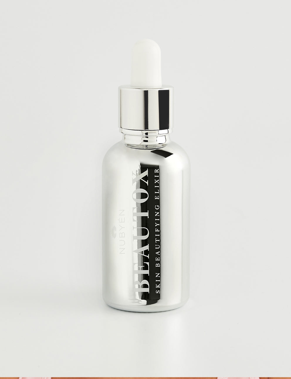 Beautox natural alternative to Botox, vegan skin enhancement serum with Niacinamide, adaptogen amino complexes, and recyclable glass packaging, designed for glowing, lifted skin. Suitable for all skin types.